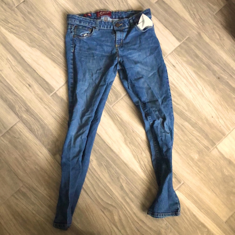 Blue Skinny Pants Boys 14 Arizona Jean Company